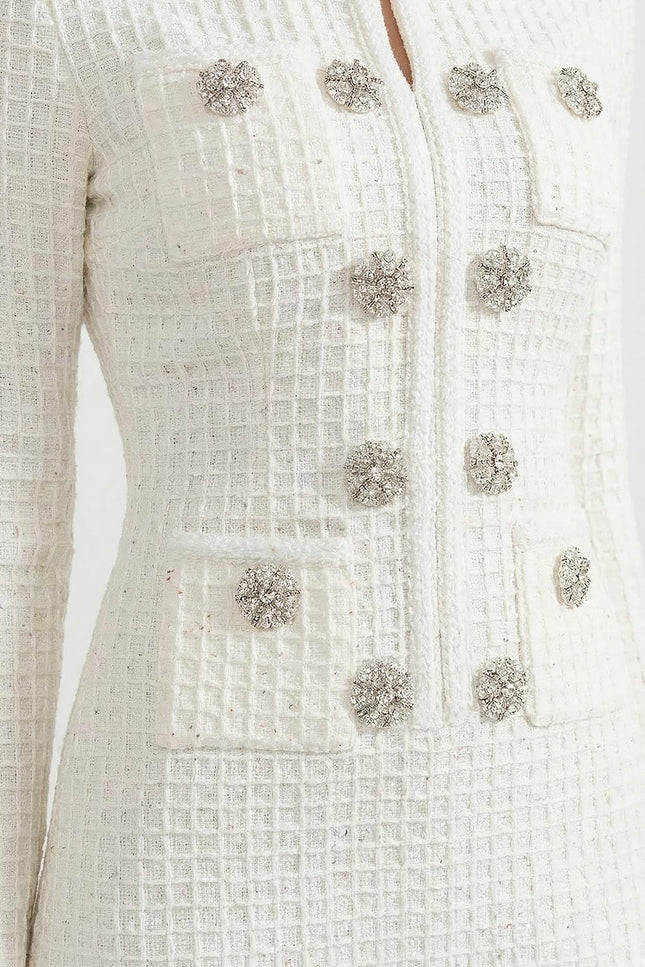 Estelle - Elegant Long-Sleeve Knit Dress