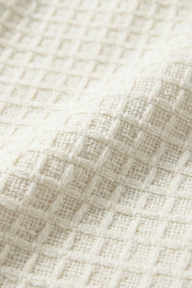 Eveline - Textured Pattern Knit Dress