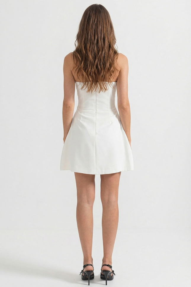 Laurence - Mini Dress with Crystal Embellishments