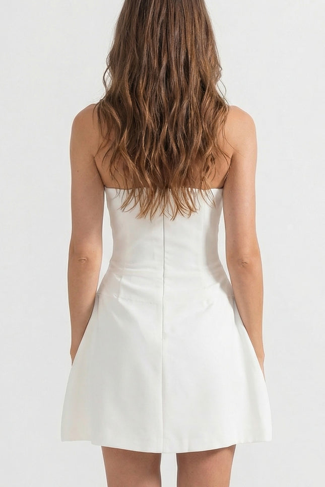 Laurence - Mini Dress with Crystal Embellishments
